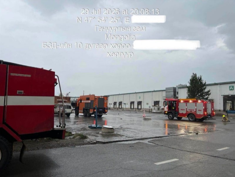 Баянзүрх дүүрэгт хөргүүрийн агуулахад аммиак алдагджээ